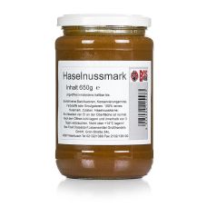 BOS FOOD Haselnuss-Mark, 100% Mark ohne Zusatzstoffe, 650 g