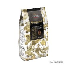 Valrhona Araguani Grand Cru, dunkle Couverture, Callets, 72% Kakao, Venezuela, 3 kg