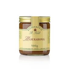 Manuka-Honig, Neuseeland, dunkel, flüssig, kräuterartig kräftig, 500 g