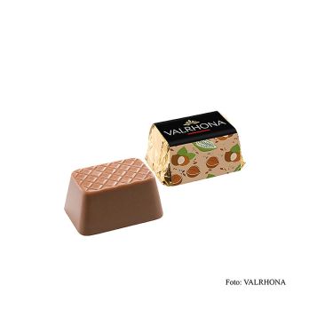 Valrhona Lingot Praliné - Gianduja Mini Goldbarren, Knuspernougat, 2,16 kg, 216 St
