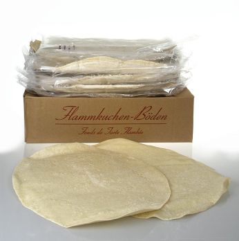 Flammkuchenteigboden, oval rustique, ca. 28x38cm, TK, 7,5 kg, 50 St