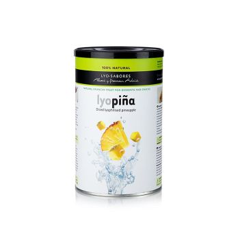 Lyo-Sabores, gefriergetrocknete Ananas-Würfel, 6-9mm, 100 g