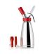 Espuma - Thermo Sprayer Plus Whip, komplett, Edelstahl poliert, 500 ml, rot, 1 St