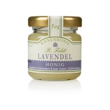 Lavendel-Honig, Frankreich, weiß, cremig, vollblumig, Portionsglas, 50 g