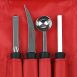 Schnitzmesserset Professional 8-tlg., Edelstahl, Triangel, Set