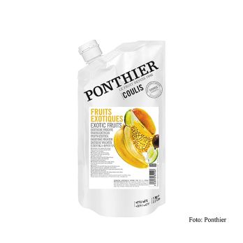 Coulis / Sauce - Exotische Früchte, mit Zucker, 1 kg