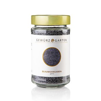 Gewürzgarten Blaumohnsamen, ganz, 140 g