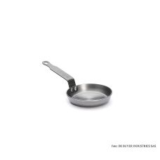 deBUYER Mineral B Element Eisenpfanne für Blinis ø 12cm, 2,5cm hoch, 1 St