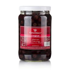 Griottines Original - Wildsauerkirschen, in Kirschwasser, o. Kern, süß, 15% vol., 1,5 l