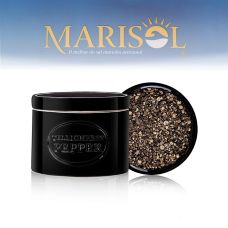 Tellicherry Pfeffer, grob geschrotet, im Tisch Gefäß, rund, Marisol, 70 g
