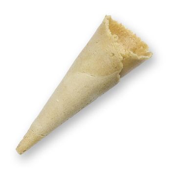 Mini-Hörnchen Basic, neutral, ø 2,5x7,5cm, mit Waffelhalter, 1,2 kg, 286 St