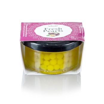Fruchtkaviar Passions/Maracuja, Perlgröße 6-8 mm, Sphären, 55 g
