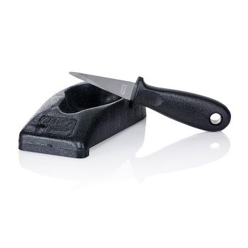 CLIC´huîtres Austernmesser und Halterung aus Gummi, 2-tlg., 2 tlg.