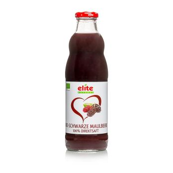 Schwarzer Maulbeeren Direktsaft, Elite Naturell, Granar, BIO, 700 ml