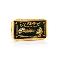 Sardinen, ganz, in Olivenöl und Zitrone, sardina ao limón, 115 g