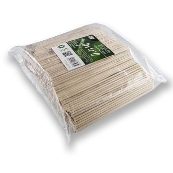 Holz-Spieße,Pure, für Zuckerwatte, mit stumpfen Enden, 15cm, 1.000 St