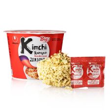Instant Cup Nudeln Ramyun Kimchi Big Bowl, scharf, Nong Shim, 112 g