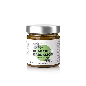 TOFREE-north - Fruchtaufstrich Rhabarber Kardamom, 180 g