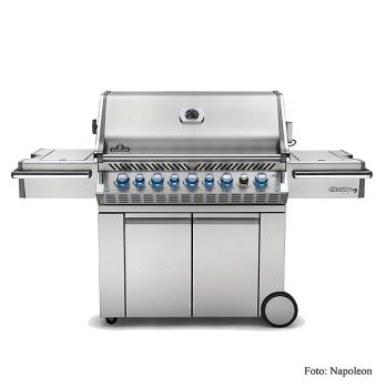 Napoleon Gasgrill Prestige PRO 665-3, Edelstahl, inkl. Drehspießset, Napoleon, 1 St