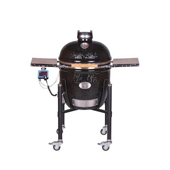 Monolith - Grill Le CHEF BBQ GURU PRO 2.0, Black, Keramikkohlegrill + Zubehör, 1 St