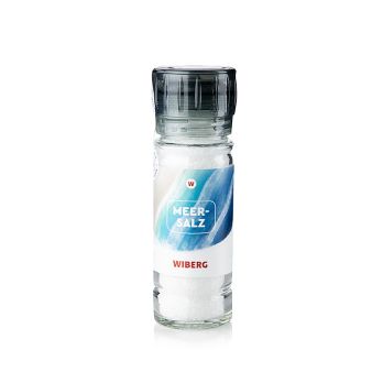 Wiberg Gewürzmühle Meersalz, grob, unjodiert, 120 g