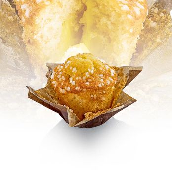 Muffins, Vanille / Zitrone, gefüllt, beldessert, TK, 2,1 kg, 20 x 105g