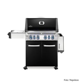 Napoleon Gasgrill Prestige 500 RSIB, Schwarz, 5 Brenner + SIZZLEZONE, 1 St