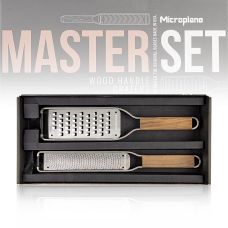 Microplane Geschenkset Master Serie-Set, Zester Reibe + Hobel, 2 St