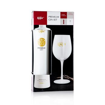 Käfer Gin Geschenk Set, 2-tlg. (1 Flasche Gin & 1 Käfer Kelchglas), 700 ml, 2 tlg.