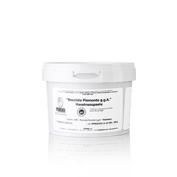 Haselnusspaste, 100% Piemonteser Haselnüsse, g.g.A., Pariani, 500 g