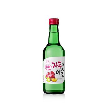 Soju Plum (Pflaume), koreanischer Brandwein, 13 % vol., Jinro, 360 ml