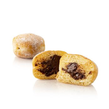 Mini Beignets - Berliner, Schoko-Nougatfüllung, Galana, TK, 1,75 kg, 70 x 25g