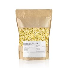 Schoko-Garnierraspel Blüte Weiß (Curls white), 1,1 kg
