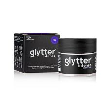 glytter intense Purple Rain, Lebensmittelglitzerpuder, (Lila / Violett), 10 g