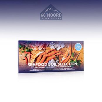 Seafood Boil Selection, 5 Sorten, mit Schale, gekocht, 68°Noord, TK, 650 g