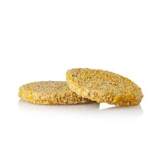 planted.burger Crispy, Patties mit Panade, TK (vegan), 1,26 kg, 14 x 90g