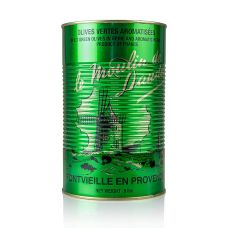 Grüne Oliven, mit Kern, mit Kräutern der Provence, Arnaud, 4,3 kg