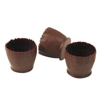 Schokoform - Marie-Jose, dunkle Schokolade, ø 45-50mm, 45mm hoch, 2,35 kg, 132 St