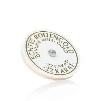 Gold - Rollengold, 22 Karat, 3mm breit, E175, 21 m