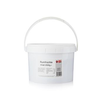 Rumfrüchte, mit Jamaica Rum, 12% vol., 2,5 kg