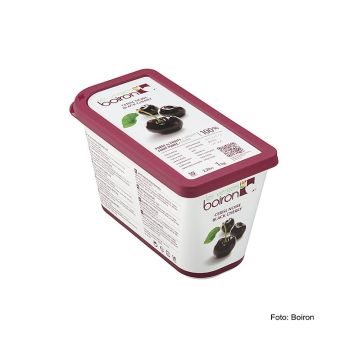 Püree - Schwarze Kirsche, ungezuckert, TK, 1 kg