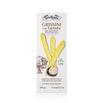 Grissini con Tartufo, mit schwarzen Sommertrüffeln und Olivenöl, Tartuflanghe, 120 g