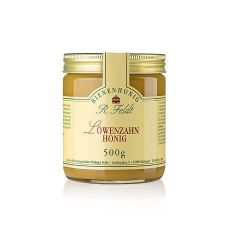 Löwenzahnhonig, Deutschland, dunkelgelb, cremig, mild & würzig, aromatisch, 500 g
