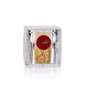 Gold - Würfelstreuer mit Blattgoldflocken, 22 Karat, E175, 0,1 g