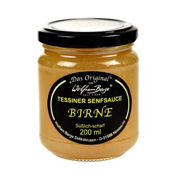 Original Tessiner Birnen-Senf-Sauce, Wolfram Berge, 200 ml