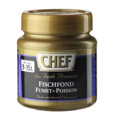 CHEF Premium Konzentrat - Fischfond, leicht pastös, hell, für 9-15 L, 630 g