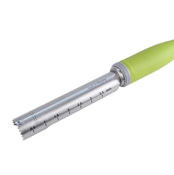 deBUYER Entkerner Universal, ø 20mm, 11cm, Edelstahl/Kunststoff, grün, 1 St