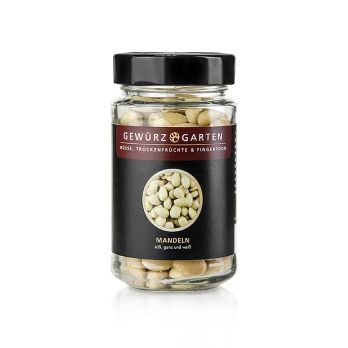 Gewürzgarten Mandeln, süß, ganz, weiß, 125 g