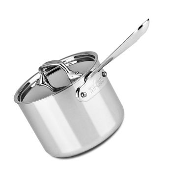 All-Clad Stielkasserolle, mit Deckel - Induktion, ø 15,2cm, 1,9 L, 1 St