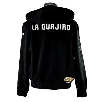 BOS FOOD EDITION Kapuzenjacke La Guajiro, schwarz/rot, Damen Gr. L, 1 St